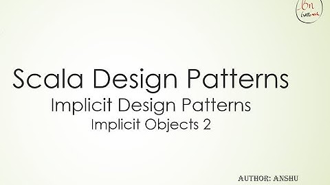 implicit objects 2 - Implicit Scala Design Pattern