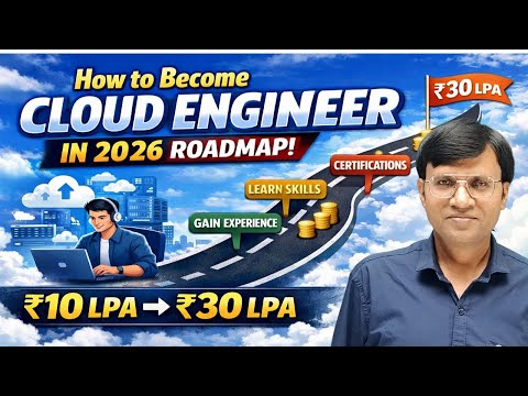 Cloud Engineer Roadmap 2026 | Step-by-Step Guide to 30 LPA Cloud Jobs