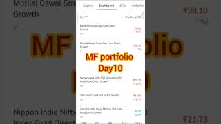 My Mutual fund portfolio update! #stockmarket #investment
