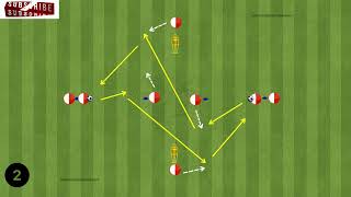 15 High Intensity Passing Drills Soccer / 15 Passing Combination Drills