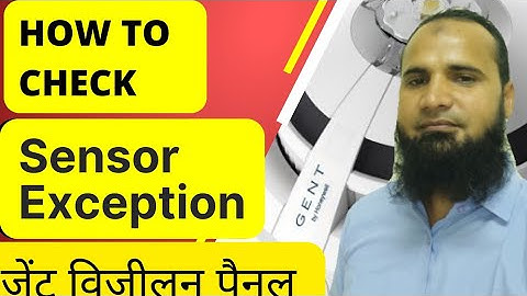 HOW TO CHECK SENSOR EXCEPTION CODE IN GENT VIGILON PANEL ||#firealarm #gent #sensor ||SMOKEDETECTOR