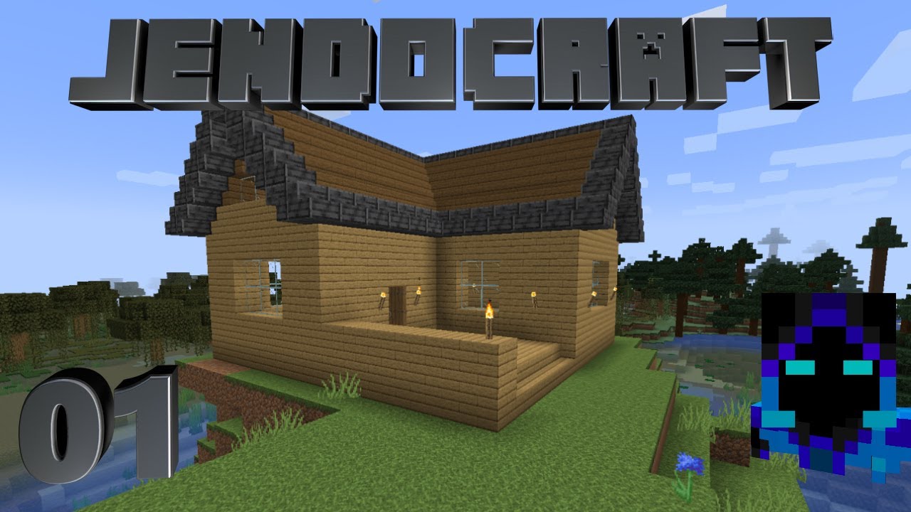 JendoCraft - Ep 01 : Day one house.