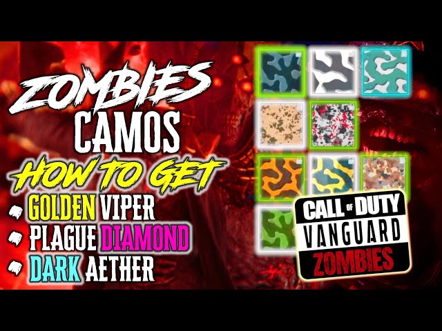 Call of Duty: Vanguard - Zombies Camos & Unlock Requirements - Xfire