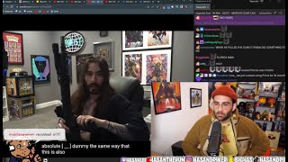 Hasan reacts to Moistcr1tikal (Charlie) pulling out his guns