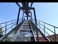 Batman The Ride (2002 Off-Ride Footage and Front Seat POV) - Six Flags Magic Mountain