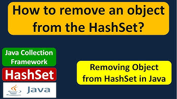 How to remove an object from the HashSet? | HashSet (Remove Object) | Java Collection Framework