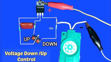 MOSFET Voltage Regulator | Adjustable With Push Buttons up/down Voltage Control