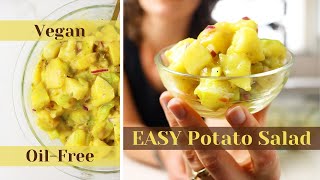 Vegan Potato Salad | Oil Free, Mayo Free & Nut Free Option! | Whole Food Plant Based
