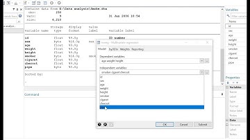 Multivariate analysis in stata