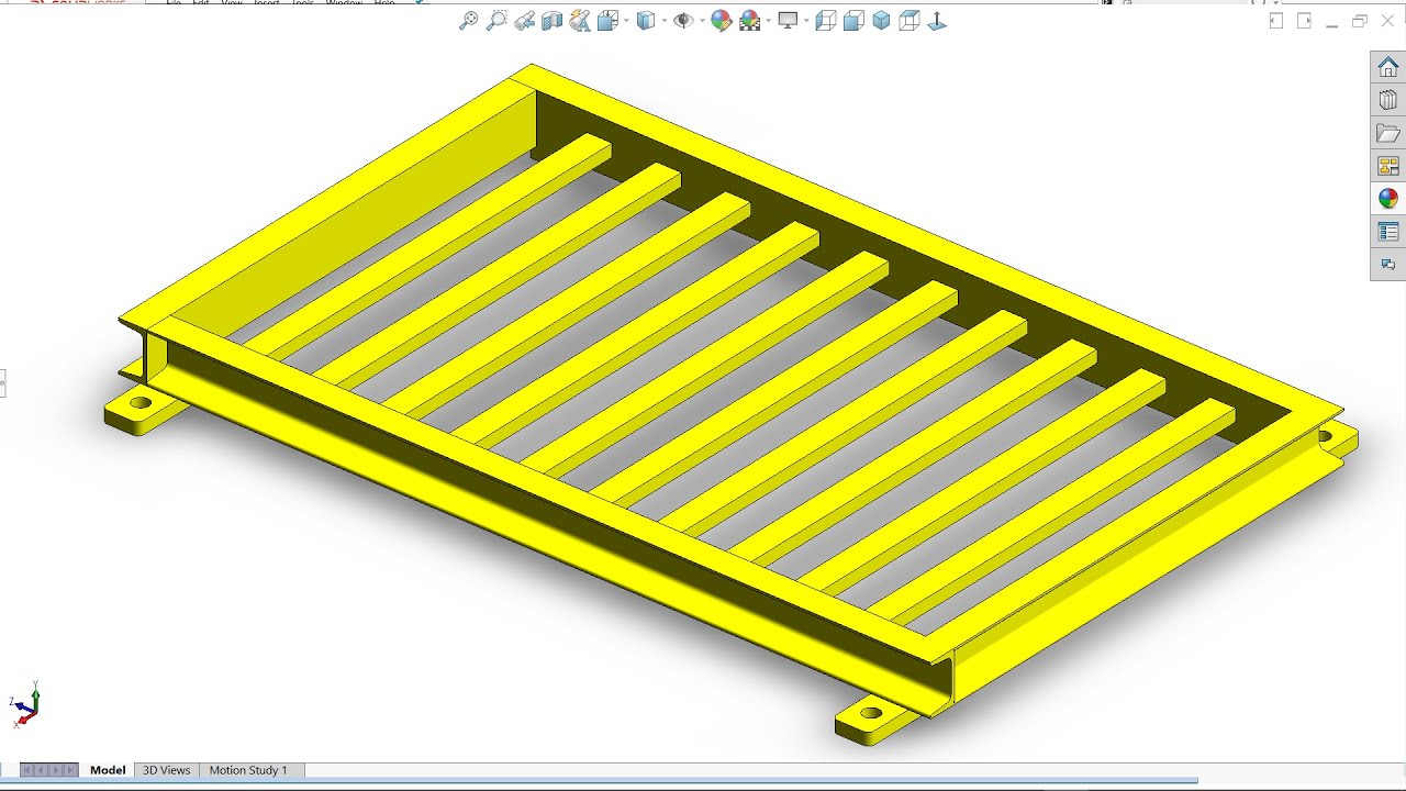 Inertia Base Frame (Prototype)#241|Industrial design||SolidWorks ...
