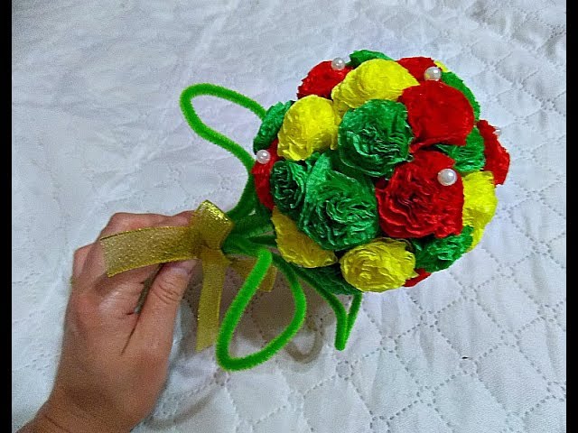 Цветы из салфеток своими руками (80 фото)