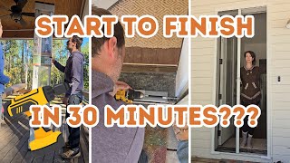 Larson Screen Door Install Does It ACTUALLY Take 30 Minutes