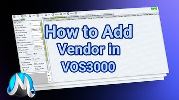 Step 5: How To Add Vendor in VOS3000