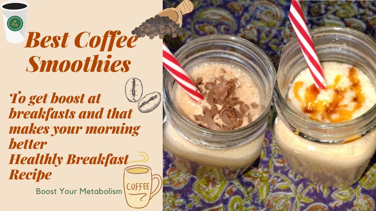 how to make homemade healthy coffee smoothiehealthy drinkhealthly