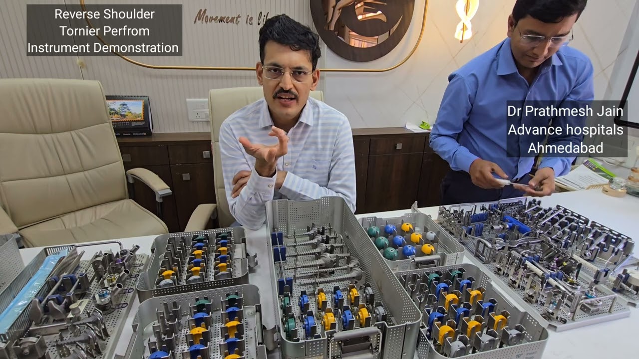 Tornier reverse shoulder replacement instrumentation