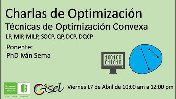 Charla de Optimización Técnicas de Optimización Convexa