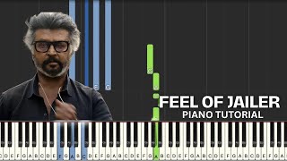 Jailer - Feel of Jailer Piano Tutorial | Rajnikanth Resimi