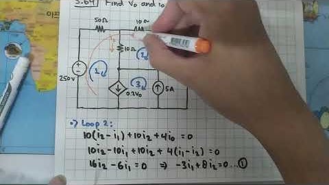 Problem 3.64 Fundamental of Electric Circuits (Alexander/Sadiku) 5th Edition - Superloop