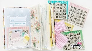 Craft with Me - Using Bingo Cards in Junk Journals