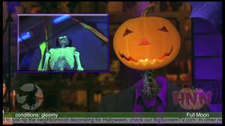 Glowing Halloween Decorations Using Black Light