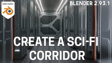 Create a  Sci-Fi Corridor in Blender 2.93.1 (Beginner Tutorial)