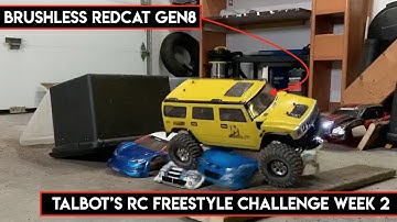 Solid Axle RC FreeStyle Challenge Week 2 (Brushless RedCat Gen8 3S Hummer H2) - Netcruzer RC