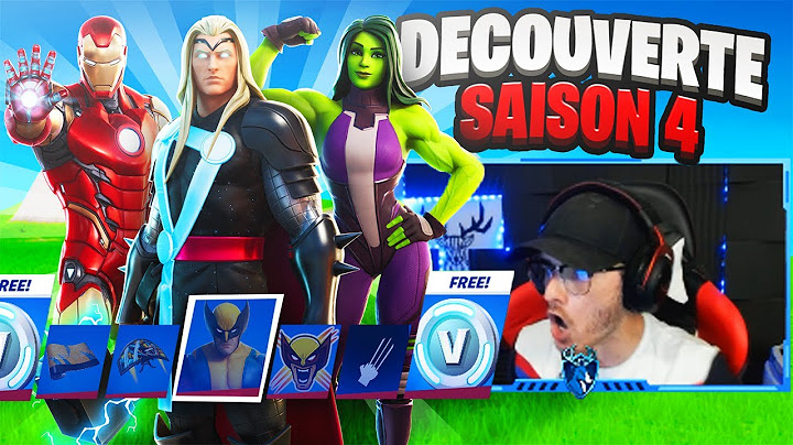 DÉCOUVERTE et PREMIERS TOP 1 en SAISON 4 sur Avenger Battle Royale ( Euh Fortnite )