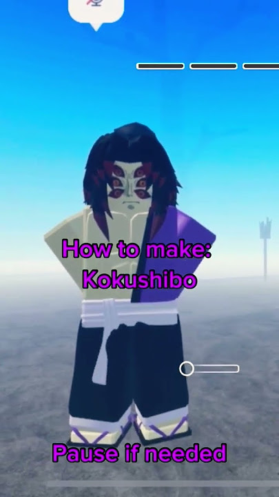 How to Make Kokushibo Avatar in Roblox #robloxanime #robloxcosplay #ro