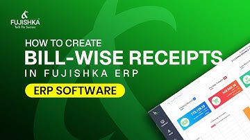 How to Create Bill-Wise Receipts in Fujishka ERP | Step-by-Step Tutorial #erpsoftware #fujishka