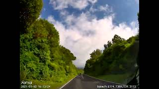 On the way to Mount Taranaki. Dashcam 3