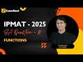 IPMAT 2025 | Question - 14 | QA | SA | IPMAT Original Question | Functions and Graphs | Easy