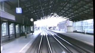 Luchtspoor in Rotterdam gefilmd in mei 1988 [Nederlandse Spoorwegen]