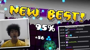 MY WORST FAIL IN GEOMETRY DASH | (Extreme Demon) 95%