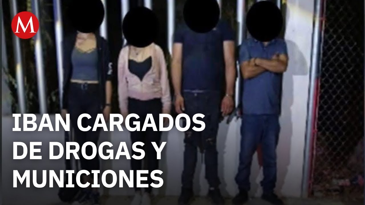 Detienen a 4 personas con drogas y cartuchos en Culiacán: dos mujeres y ...