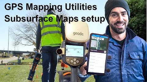 Radiodetection Locator &  GPS device pairing to Subsurface Maps Android App for Utility GPS Mapping