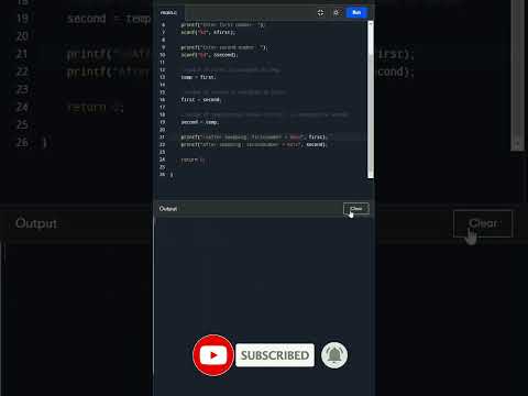 C program to