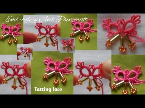 Tatting lace design tutorial for beginners|The art of lace making ...