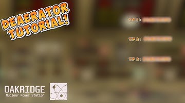 Deaerator tutorial oakridge nuclear power station #roblox #gaming #tutorial #oakridge #nuclear