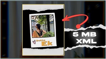 Dekha Ek  ( silsila song ) Typography - XML and 5mb preset || Old Hindi song Alight motion edit