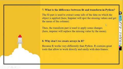 Data Science - Machine Learning - Interview Questions on Python & R language- Real Time - Part 2