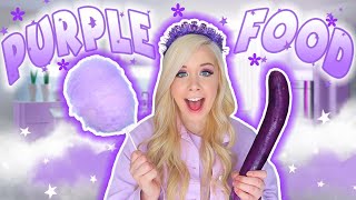I ONLY ate PURPLE food for 24 HOURS
