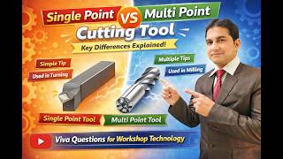 Difference between single Point Cutting Tool and Multi Point Cutting Tool, WT viva question, MI Ques