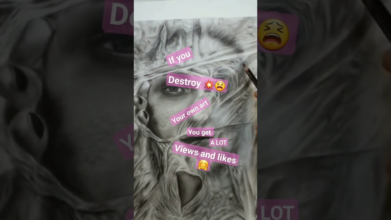 i destroyed my art?😶🖌✏️ 