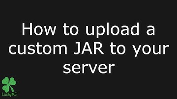 How to upload a custom JAR to your Minecraft server