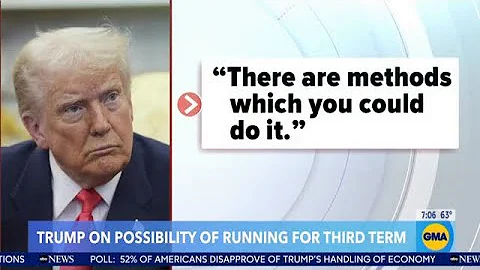 Trump floats possibly seeking 3rd term. Here's what the Constitution says