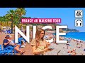 NICE, France 4K Walking Tour - Captions &amp; Immersive Sound [4K Ultra HD/60fps]