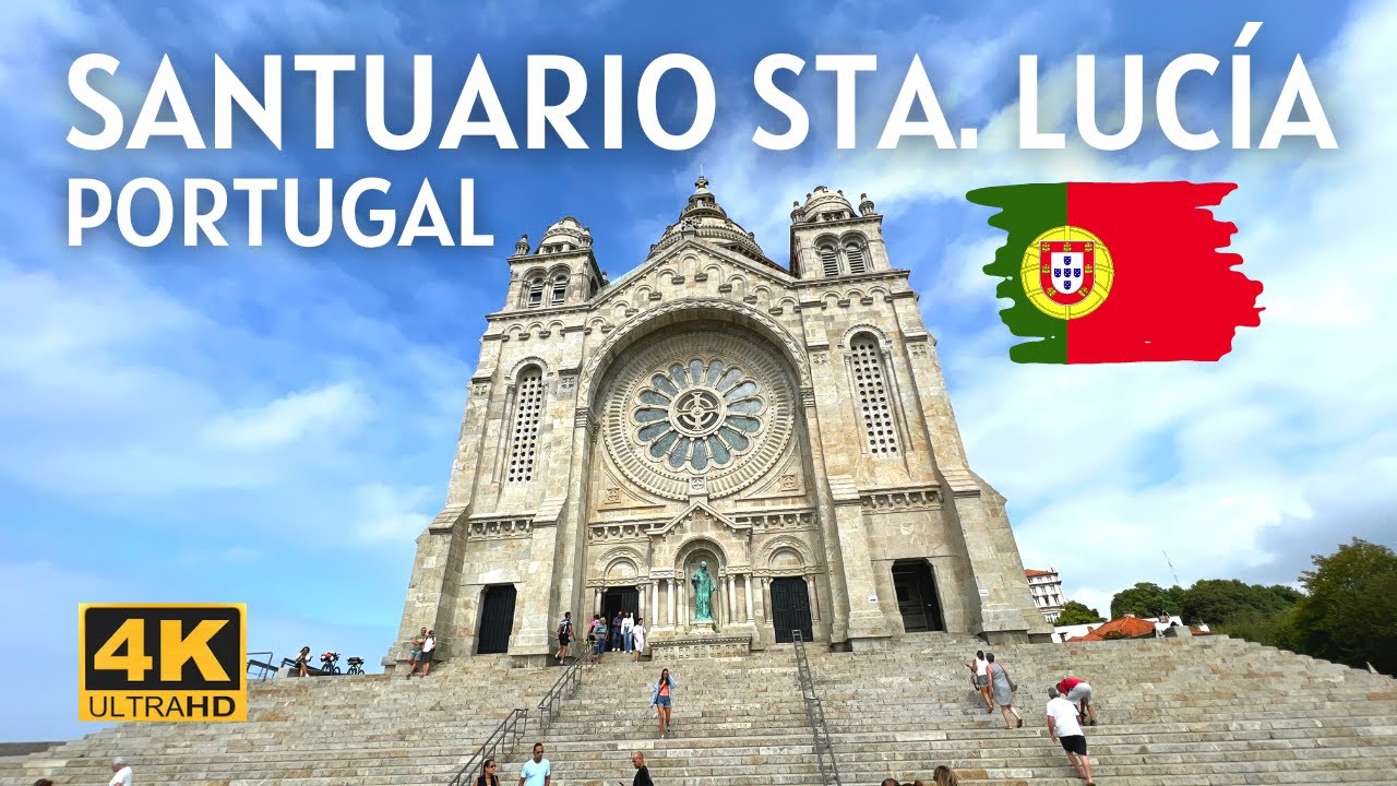 [4K] 🇵🇹 Viana do Castelo - Santuario de Santa Lucía, Portugal - Walking Tour 4K UHD 60fps