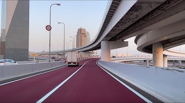 [ Driving Japan ] Tokyo City Highway. Relax and sleep.　首都高速