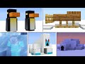 10 Winter Build Hacks & Decorations in Minecraft Java & Bedrock!