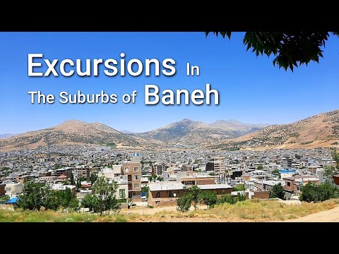 گشت و گذار در حومه شهر مرزی بانه کردستان         